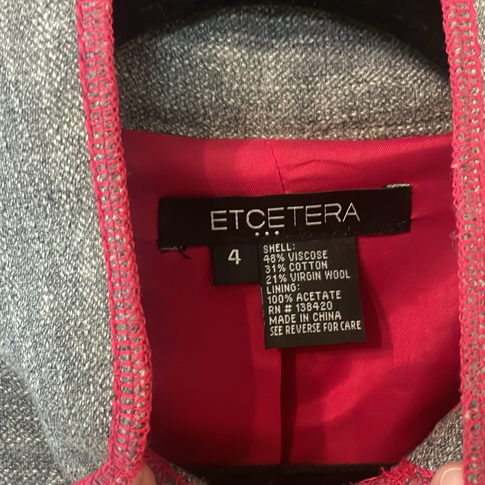 Etcetera Beautiful Blazer/Jacket Size 4 - image 2